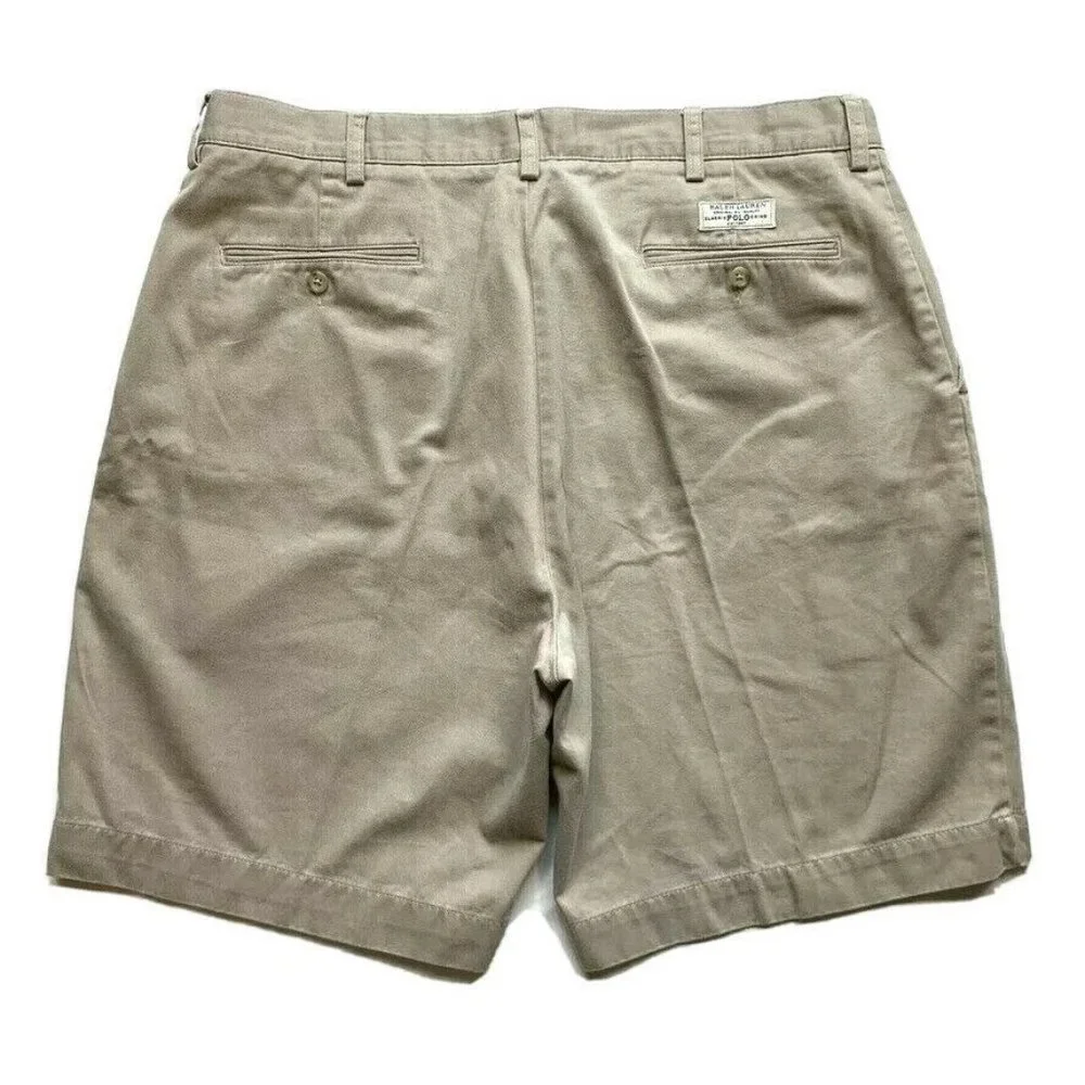 Polo Ralph Lauren Prospect Chino Shorts Men 38 Classic Khaki Summer Beach Hiking